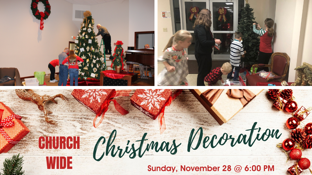 Christmas Programs In Lexington Churches 2022 Church Wide Christmas Decoration | Oakwood Baptist Church